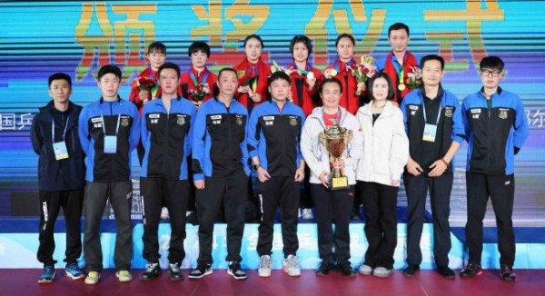 全锦赛樊振东许昕男团3连冠 江苏女团3-2险胜问鼎