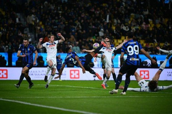 意大利杯-邓弗里斯双响 国米2-0亚特兰大进总决赛