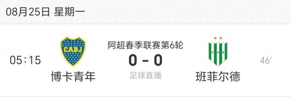 0825早场博卡青年对班菲尔德 YZD005896