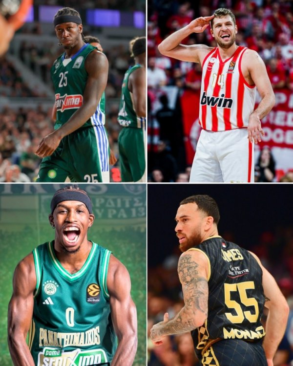 欧媒评欧冠篮新赛季TOP10球员！纳恩第1 欧洲之王迈克-詹