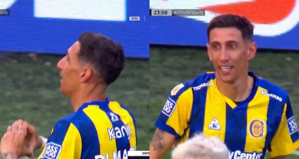 迪马利亚再演“底线球得分  魔法”, 36岁老将一击惊艳助球